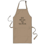 Girls Who Love Pigs Turn Me On Aprons