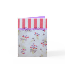 Girly Birthday Card