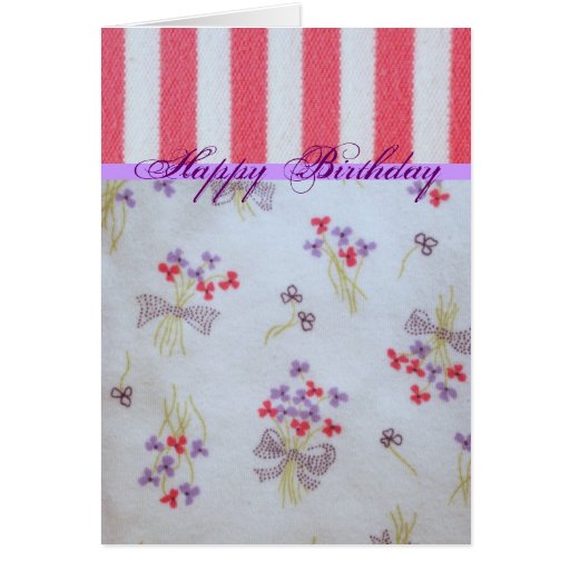 Girly Birthday Card