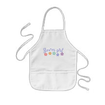 Girly-Cue Flower Girl Apron