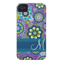 Girly Floral Pattern with nogram casemate cases