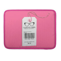 Girly Geek Tag MacBook Pro Sleeve