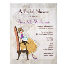 Girly Girl Bridal Shower Invitation