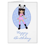 Girly Girl Debbie Birthday Card