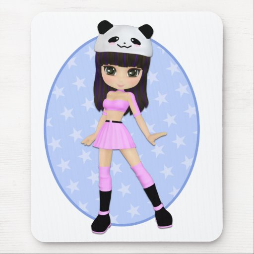 Girly Girl Debbie Mousepad