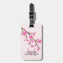 Girly Pink Cherry Blossom Personalised