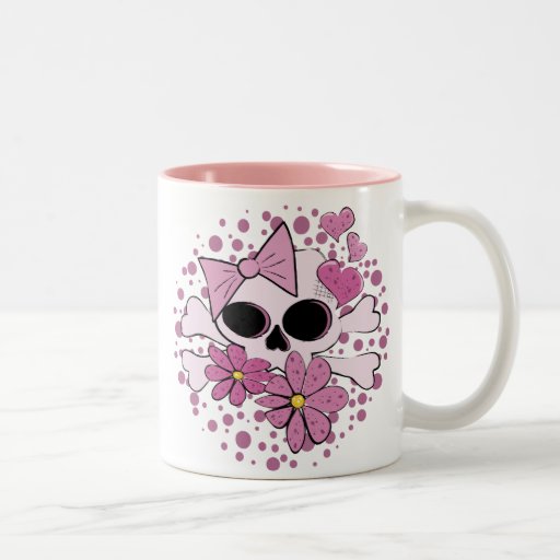 Girly Punk Skull Mugs