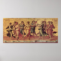 Giulio Romano - Dance of Apollo with the Muses Posters