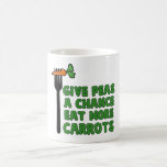 Give peas a chance coffee mugs