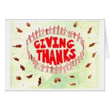 Giving Thanks from a Nudist Camp Card
