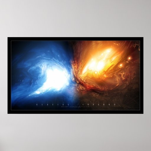 Glacial Inferno Poster