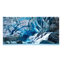 Glacier Falls Photo Card Template