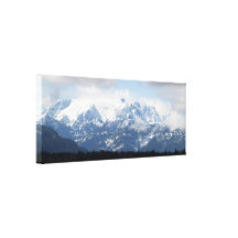 Glacier Mountain Snow Photo Print Canvas Prints