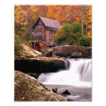 Glade Creek Grist Mill Art Photo
