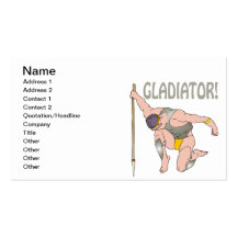 Gladiator Business Card Templates