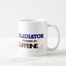 Gladiator Powered by caffeine Coffee Mug