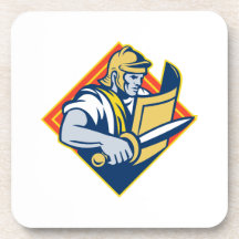 Gladiator With Sword And Shield Coasters