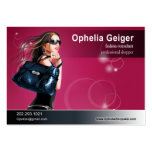 "Glam Fashion Queen" Personal Shopper Stylist Business Card