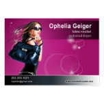 "Glam Fashion Queen" Personal Shopper Stylist Business Cards
