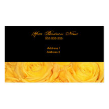 Glamourous Roses Business Card Templates