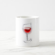 Glas Rotwein glass red wine Kaffee Haferl