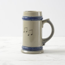 GLASS MUSIC NOTES COFFEE MUG