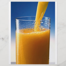 Glass of Juice Custom Flyer