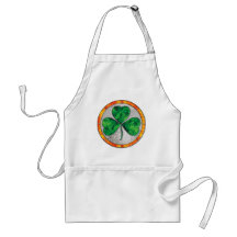 Glass Shamrock Apron
