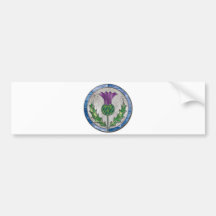Glass Thistle Bumper Stickers