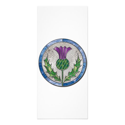 Glass Thistle Custom Rack Card