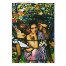 Glass Window Arts by Louis Tiffany Card