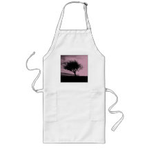 Glastonbury Hawthorn. Tree on Hill. Pink, Black. Aprons