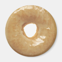 Glazed Donut Novelty Fridge Magnet