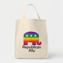 GLBT Republican Ally (2) Canvas Bags