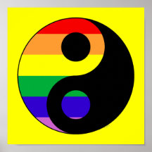 GLBT YinYang Print