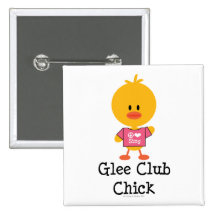 Glee Club Chick Button