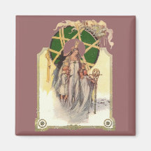 Glinda, Dorothy & Ozma Refrigerator Magnet