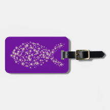 Glitter Christian Fish Symbol