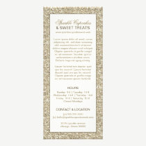 Glitter Glamour Sparkle Rack Card rack cards