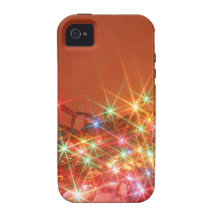 Glittering seasonal lights iPhone 4/4S covers