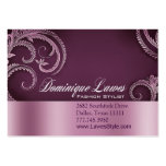 "Glitz Glam" - Classy Chic Elegant Fashion Stylist Business Card Template