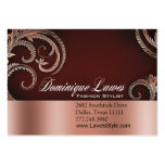"Glitz Glam" - Classy Chic Elegant Fashion Stylist Business Card Templates