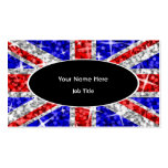 Glitz UK Black Oval business card template