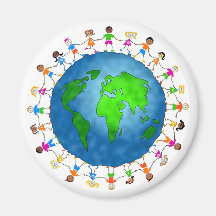 Global Kids Fridge Magnet