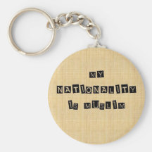 Global Nationality Keychain