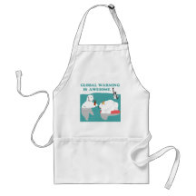 Global Warming Awesome Aprons