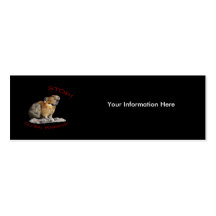 global warming business card