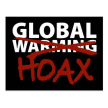 Global Warming Hoax Post Cards