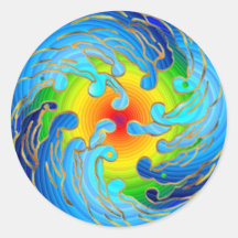 Global Warming Sticker
