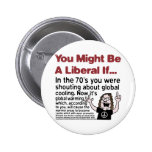 Global Warming Vs. Global Cooling Button
